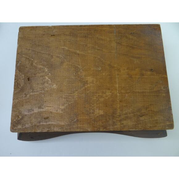 Vintage Wood Carved Serving Tray, Bible quote - Give Us This Day Our Daily Bread - Picture 4 of 7